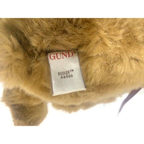 Gund Teddy Bear Plush Booker Brown 15" With Glasses and Bow Super Soft - Picture 6 of 9